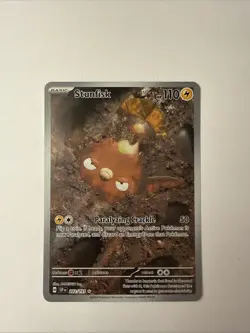 Stunfisk 202/191 Illustration Rare 2024 Pokemon Surging Sparks Full Art Card NM - Image 1