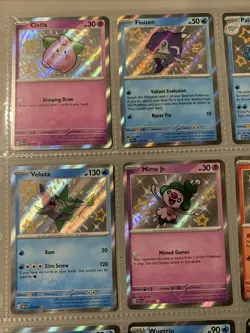 Pokemon TCG Paldean Fates Baby Shiny Holo Rare Lot of 9 Cards NM Shiny Rare SV - Image 2