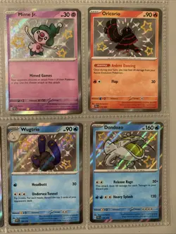 Pokemon TCG Paldean Fates Baby Shiny Holo Rare Lot of 9 Cards NM Shiny Rare SV - Image 4
