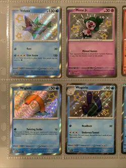 Pokemon TCG Paldean Fates Baby Shiny Holo Rare Lot of 9 Cards NM Shiny Rare SV - Image 5