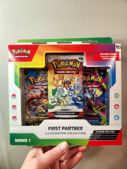 Pokemon TCG - First Partner Illustration Collection Series 1 Box w/3 Promo Cards - Image 1