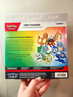 Pokemon TCG - First Partner Illustration Collection Series 1 Box w/3 Promo Cards - Image 2
