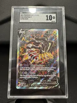 🐉 Pokemon Giratina v Alt Art TCG Card 186/196 SGA 10 (CERT: 4409490) - Image 1