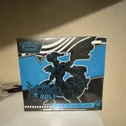 Pokemon Scarlet & Violet Black Bolt Elite Trainer Box English Trading Card Game - Image 1