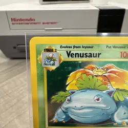 Pokemon Venusaur Base Set Holo Rare 15/102 Wizards English 1999 Trading Card - Image 2