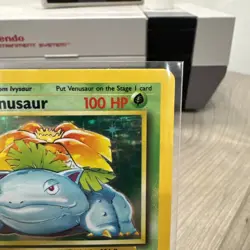 Pokemon Venusaur Base Set Holo Rare 15/102 Wizards English 1999 Trading Card - Image 3