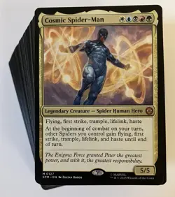 MTG Magic The Gathering Cosmic Spider-Man 🕸 Budget 100 Card Commander Deck - Image 1