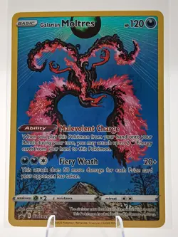 Galarian Moltres SWSH284 SWSH: Sword & Shield Promo Cards Holo Full Art NM/M - Image 1