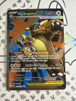 Mega Kangaskhan EX 164/132 Secret Rare Full Art Pokemon Card NM - Image 1