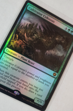 2x CULTIVATOR COLOSSUS -Reg Foil B'Less Foil - Innistrad Remastered - MTG Mythic - Image 2