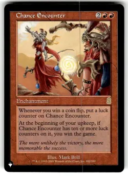 CHANCE ENCOUNTER 1x Rare Magic The List MTG NM - Image 1