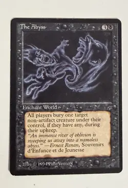 Magic the Gathering MTG Legends The Abyss MP *(Beta Bob) - Image 1