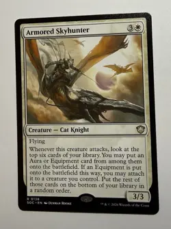 x1 Armored Skyhunter R MTG Commander: Secrets of Strixhaven M/NM, English - Image 1
