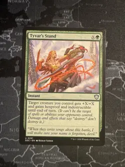 Tyvar's Stand 291 SOC Commander: Secrets of Strixhaven Magic MTG NM - Image 1