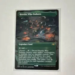 Boseiju, Who Endures Borderless Legendary Land Rare MTG Kamigawa Neon Dynasty - Image 1