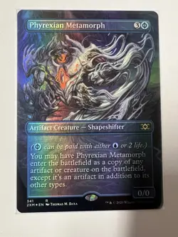 MTG Phyrexian Metamorph - Foil - Borderless, NM-Mint, English Double Masters - Image 1