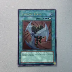 Cyclone Blade POTD-EN043 Ultimate Rare 1st Ed LP Yugioh - Image 1