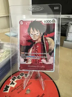 • Monkey.D.Luffy • ST01-012 SR Straw Hat Crew Holo Foil One Piece TCG NM - Image 1