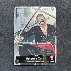 ONE PIECE Roronoa Zoro OP01-001 (Alternate Art) ENGLISH 25th Anniversary - Image 2