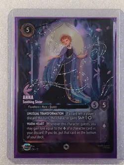 Lorcana - Anna - Soothing Sister ENCHANTED Winterspell - 227/204 - NEAR MINT🔥 - Image 3