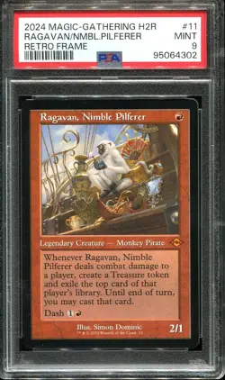 Ragavan, Nimble Pilferer (Retro Frame) PSA 9 Modern Horizons 2 MH2 MINT 11 MTG - Image 1
