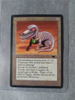 Magic the Gathering WEAKSTONE Antiquities Single Card NEAR MINT - Image 1
