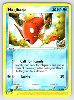 Magikarp 60/97 2003 EX Dragon Pokemon Card TCG Nintendo Saitou Art Common - VLP - Image 1