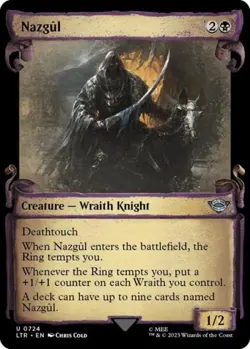MTG English Nazgul (0724) (Showcase Scrolls) NM Foil - Image 1