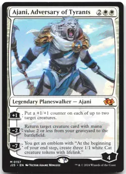 Ajani, Adversary of Tyrants 157 Foundations Jumpstart Magic: The Gathering NM - Image 1