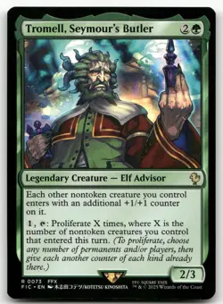 Tromell, Seymour's Butler #73 (NM) Final Fantasy FIC Magic MTG - Image 1