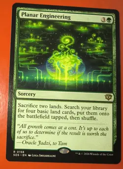 MTG, PLANAR ENGINEERING, RARE, 0158, NM - REGULAR FINISH, SOS - Image 1