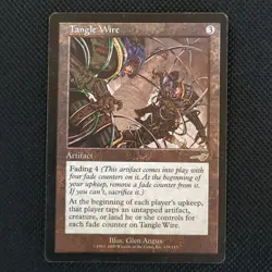 Wizards MTG Tangle Wire Nemesis Artifact Rare 139/143 2000 English - Image 1