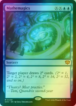MTG Mathemagics – Near Mint NM – Magic The Gathering Card - Foil - Image 1