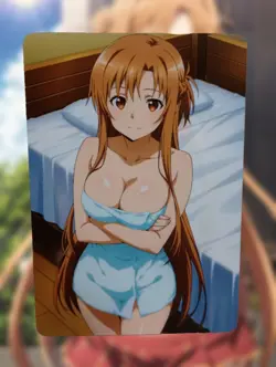 Asuna Yuuki Sword Art Online Anime Waifu Sexy Goddess Doujin Lewd Hentai Card - Image 1