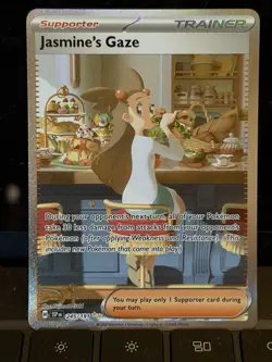 Jasmine's Gaze SPECIAL ILLUSTRATION RARE SIR 245/191 Pokemon Card SSP Near Mint - Image 1