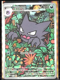 Pokemon Haunter Full Art Holo 027 Me: Mega Evolution Promo Illustration Rare! - Image 1