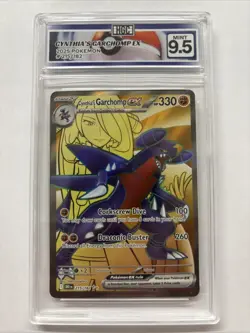 2025 Pokemon Cynthia’s Garchomp Ex #215 HGC 9.5 (sb4) - Image 1