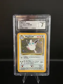 Wigglytuff Holo - 2000 Pokemon 19/130 Base Set 2 - Image 1
