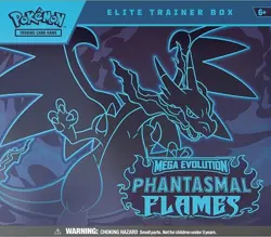 Pokemon TCG Elite Trainer Box Lot (2) Phantasmal Flames & Mega Evolutions Sealed - Image 2