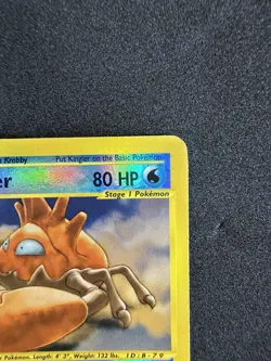 Pokemon TCG Kingler Expedition Base Set Reverse Holo Card 15/165 - Image 2