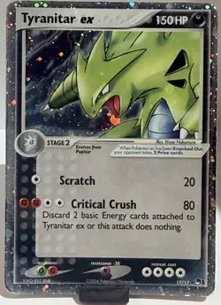 Tyranitar ex 17/17 - POP Series 1 - Cosmos Holo Rare - Pokemon Card - LP - Image 1