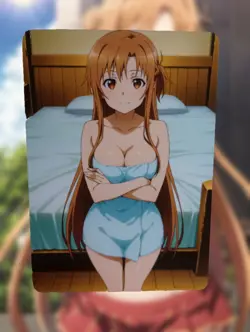 Asuna Yuuki Sword Art Online Anime Waifu Sexy Goddess Doujin Lewd Hentai Card - Image 1