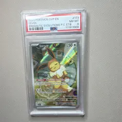 Pokemon PSA 8 Eevee 173 SV Promo Cards English Holo Pokemon Center Exclusive - Image 1