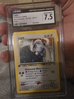 2000 Pokemon Neo Genesis 1st Edition Lugia CGC 7.5 Near Mint+ - Image 2