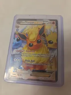 Pokemon TCG Flareon EX RC28/RC32 Radiant Collection Ultra Rare Holo 170HP Engli… - Image 1