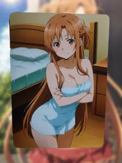 Asuna Yuuki Sword Art Online Anime Waifu Sexy Goddess Doujin Lewd Hentai Card - Image 1