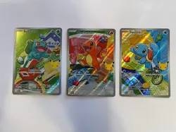 Pokemon Gradeable Kanto Region First Partners - Image 1