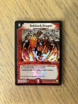 Duel Masters DM-01 Bolshack Dragon 69/110 English HOLO Ultra Rare Card - NM - Image 1