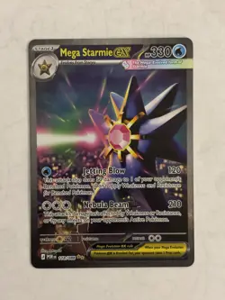 Pokemon Mega Starmie EX Foil Card HP 330 Jetting Blow Nebula Beam 118/088 - Image 1