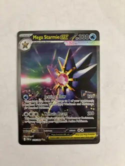 Pokemon Mega Starmie EX Foil Card HP 330 Jetting Blow Nebula Beam 118/088 - Image 3
